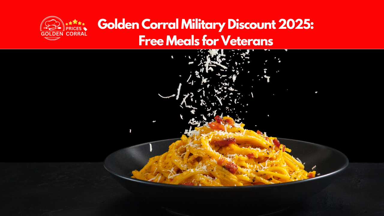 Veterans and military personnel enjoying a free meal at Golden Corral on Military Appreciation Night 2025.