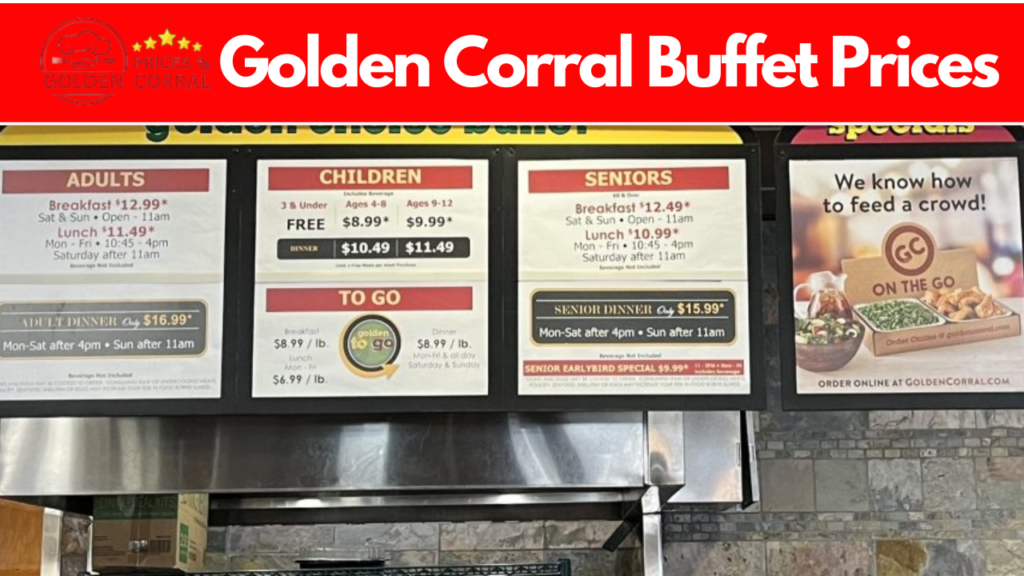 Golden corral buffet prices 2025